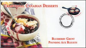 CA19-029, 2019, Traditional Canadian Desserts, Pictorial Postmark, First Day Cov