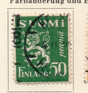 Finland 1933-36 Early Issue Fine Used 50p. NW-215233