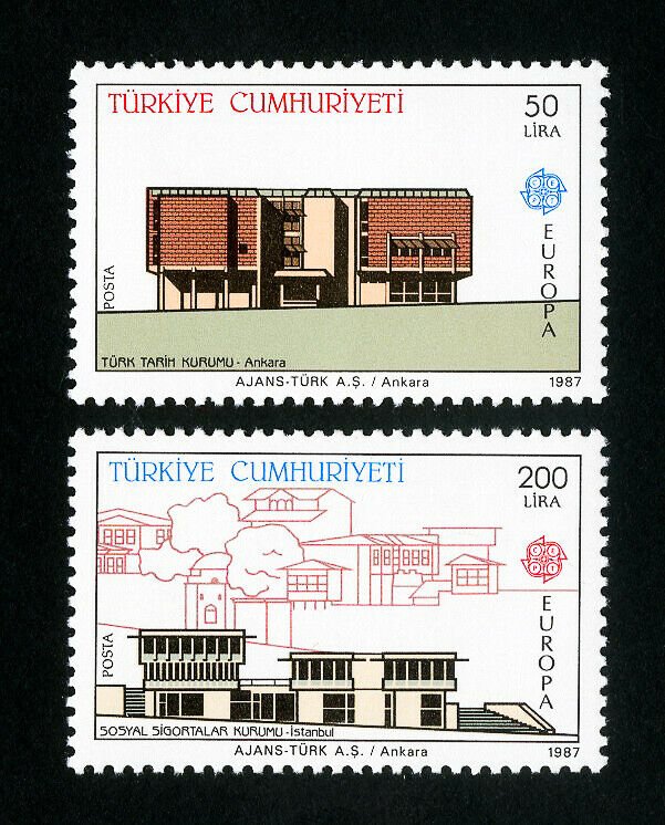 Turkey Stamps # 2379-80 XF OG NH