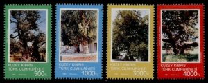 Turkish Republic of Northern Cyprus 346-9 MNH Trees