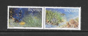 ALBANIA #2935 MARINE LIFE MNH