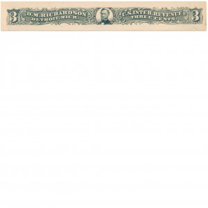 7SA5 D.M. Richardson Match Company of Detroit, Michigan 3c Essay, Gray #15 of 50