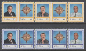 St Kitts 375-376 MNH VF