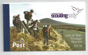 2007 Isle of Man Scout Centenary prestige stamp booklet