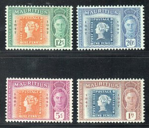 Mauritius Scott #225-228 MNH