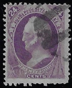 Scott #153 - $250.00 – Fine-used – Rich color. With 2015 APS certificate.