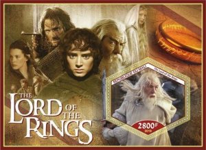 Stamps. Cinema. The Lord of the Rings 2019 year 6 sheets perforated MNH**