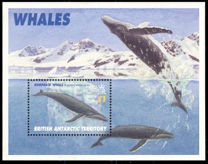 British Antarctic Territory WHALES 1996 Scott #248 Mint Never Hinged