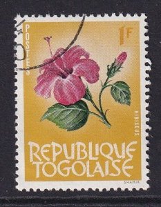 Togo   #462 cancelled  1964  flowers 1fr