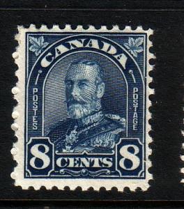 Canada Sc 171 1930 8c blue G V arch stamp mint