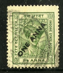 INDIA-INDORE STATE 33 USED  BIN $1.00