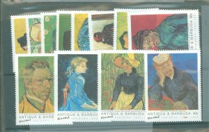 Antigua #1421-32 Mint (NH) Single (Complete Set) (Paintings)