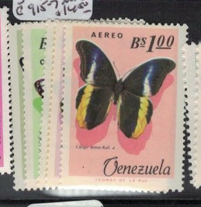 Venezuela Butterfly SC 889-91, C915-7 MNH (2efn) 