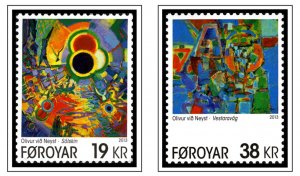 COLOR PRINTED FAROE ISLANDS 2011-2020 STAMP ALBUM PAGES (38 illustrated pages)