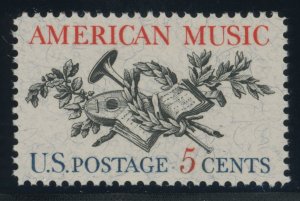 US Stamp #1252 American Music 5c - PSE Cert - SUPERB 98 - MNH - SMQ $90.00