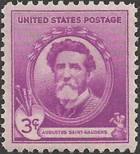 # 886 Mint Never Hinged ( MNH ) AUGUSTUS SAINT-GAUDENS ARTIST XF+