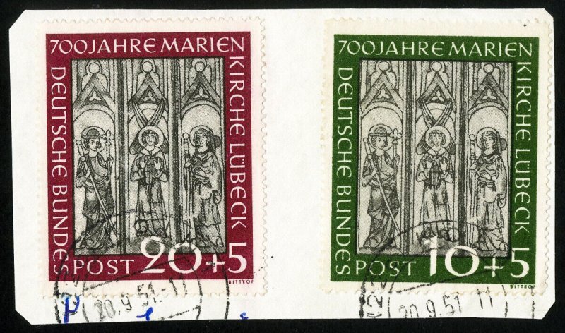 Germany Stamps # B316-17 Used VF Scott Value $125.00