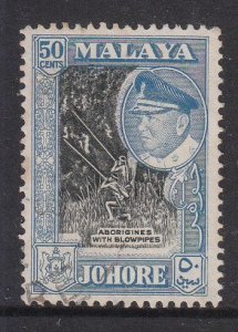 Malaya Johore 1960 Sc 165 50c Used