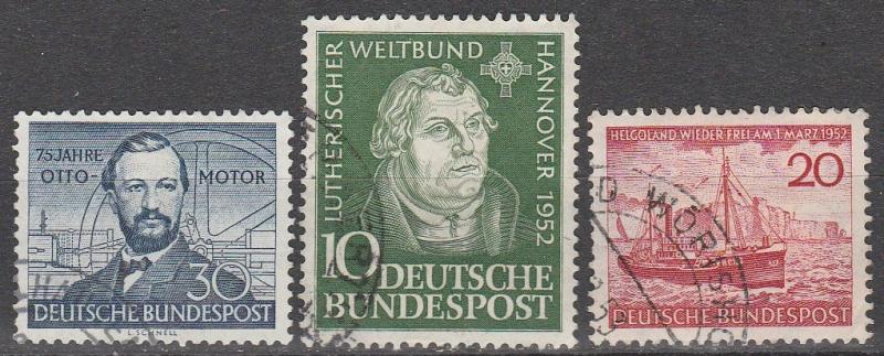 Germany #688-90 F-VF Used CV $22.75 (D84)