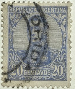 AlexStamps ARGENTINA #155 VF Used 