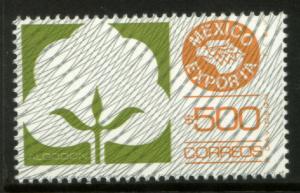 MEXICO Exporta 1138 $500P Cotton Fluor Paper 8 MNH