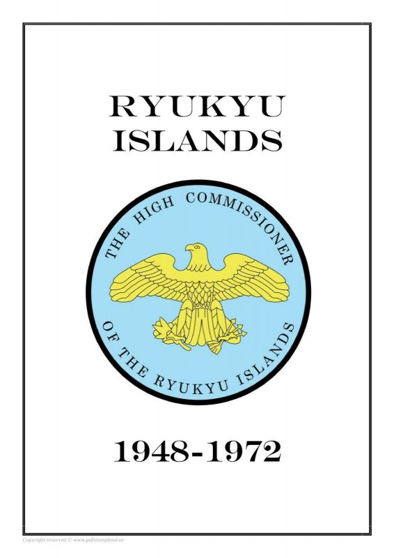 Ryukyu Islands 1948-1972 PDF (DIGITAL)  STAMP ALBUM PAGES