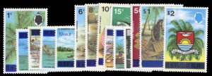 Tuvalu #1-15 Cat$27.85, 1976 1c-$2, complete set, never hinged