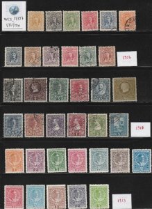 WC1_17397. MONTENEGRO. Beautiful lot of 1907-1913 stamps. MH/Used