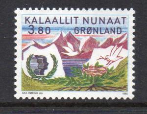 Greenland Sc 163 1985 International Youth Year stamp mint NH