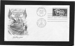 1131 St. Lawrence Seaway, FDC Artmaster cachet