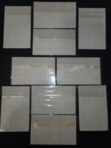 #756-65 MNH Complete Set of Farley Imperforate Blocks NG
