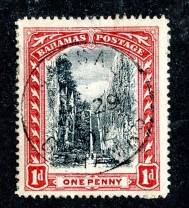 1901  Sc #33 used cv.$4 ( 731 Bahamas )