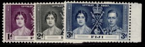 FIJI GVI SG246-248, 1937 CORONATION set, M MINT.