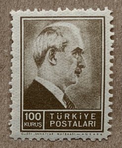 Turkey 1942 100k Inonu, MNH. Scott 893, CV $6.00. Isfila 1478