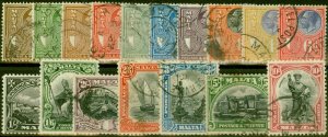 Malta 1930 Set of 17 SG193-209 Fine Used