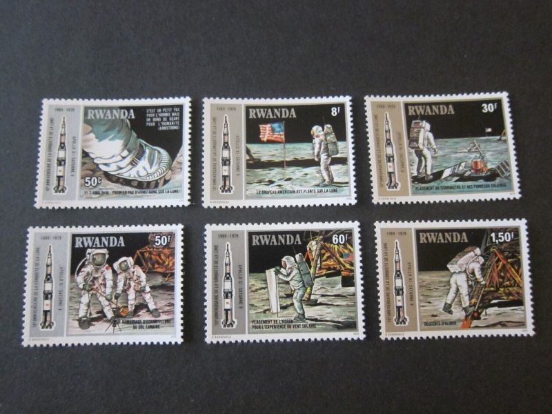 Rwanda 1980 Sc 951-6 space set MNH