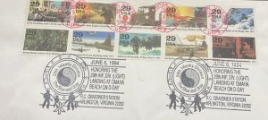 D)1994, USA, FIRST DAY COVER, ISSUE HONORING THE 29THINFANTRY DIVISI