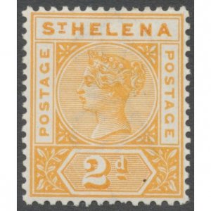 St Helena 1896 2d orange-yellow SG49 unused