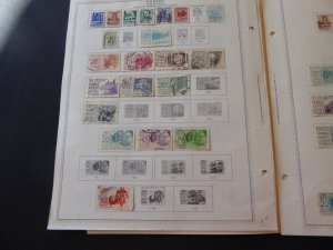 Mexico 1940-1956 Stamp Collection on Album Pages