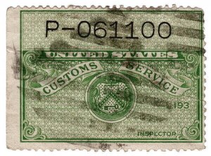 (I.B) US Revenue : Customs Seal