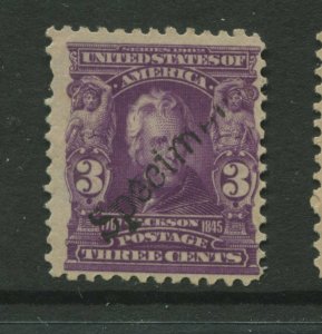 302S Variety Specimen Overprint Unused Stamp (L1140-10) *SEE APEX CERT INSIDE*