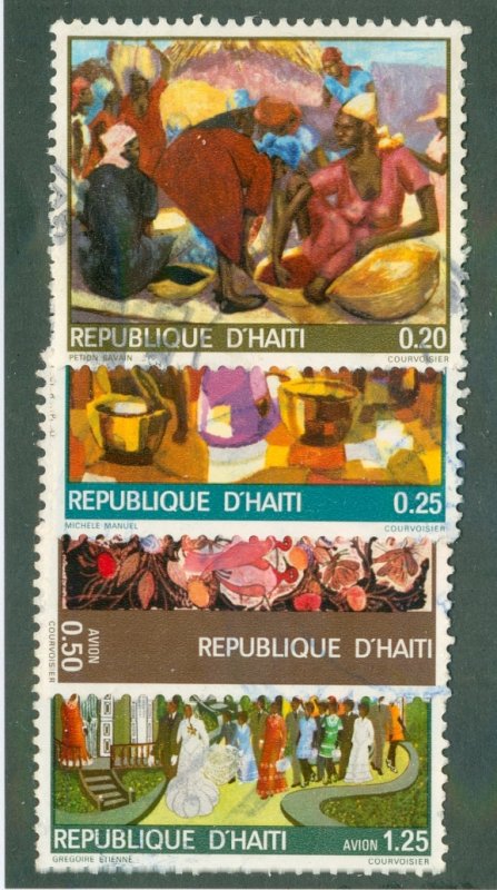 Haiti 735-6 C507-8 USED BIN $1.50