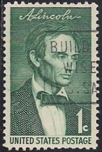 1113 1 cent Beardless Lincoln Stamp used EGRADED XF 89 XXF