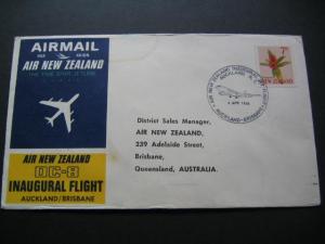 Air New Zealand 1966 FFC Auckland : Australia (QSLN)