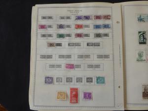 Italy 1951-1958 Stamp Collection on Album Pages