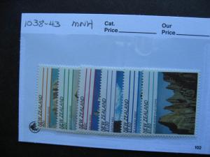 NEW ZEALAND rock formations set Sc 1038-43 MNH