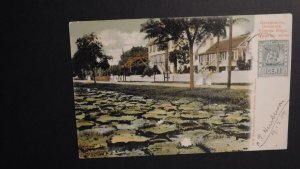 1909 Postcard Cover British Guiana Georgetown to Claremont Western Australia