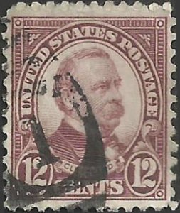 # 693 Used Brown Violet Grover Cleveland