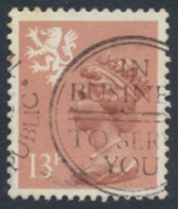 Scotland GB  Machin 13p SG S39a Type II Used  SC# SMH21a  see details