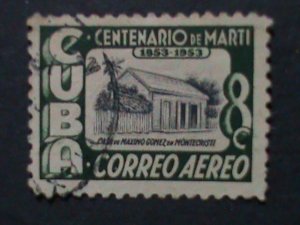 ​CUBA FAMOUS BUILDING IN CUBA STAMP USED- VF WE SHIP TO WORLD WIDE.